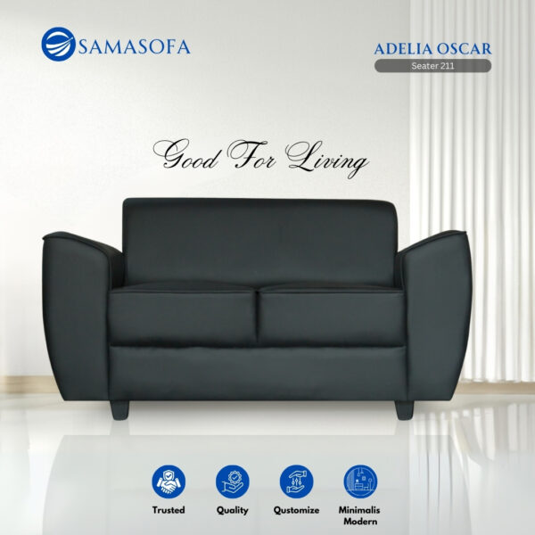 Sofa Adelia Oscar Black
